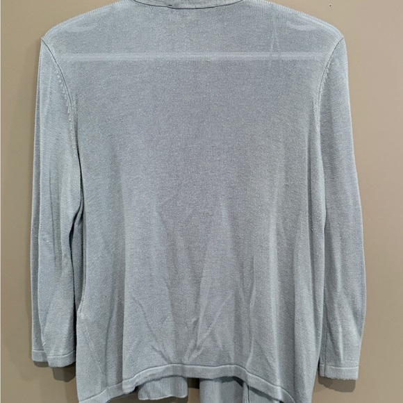 Cyrus Women's Light Gray Open Front Cardigan - Picture 3 of 3